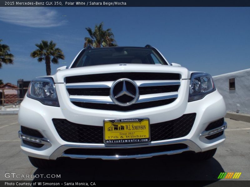 Polar White / Sahara Beige/Mocha 2015 Mercedes-Benz GLK 350