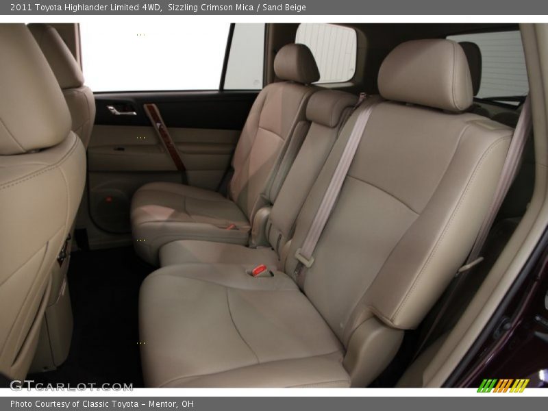 Sizzling Crimson Mica / Sand Beige 2011 Toyota Highlander Limited 4WD