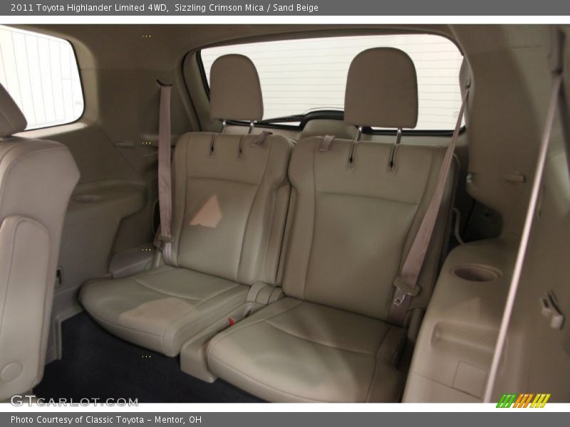 Sizzling Crimson Mica / Sand Beige 2011 Toyota Highlander Limited 4WD