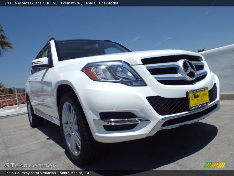 Polar White / Sahara Beige/Mocha 2015 Mercedes-Benz GLK 350