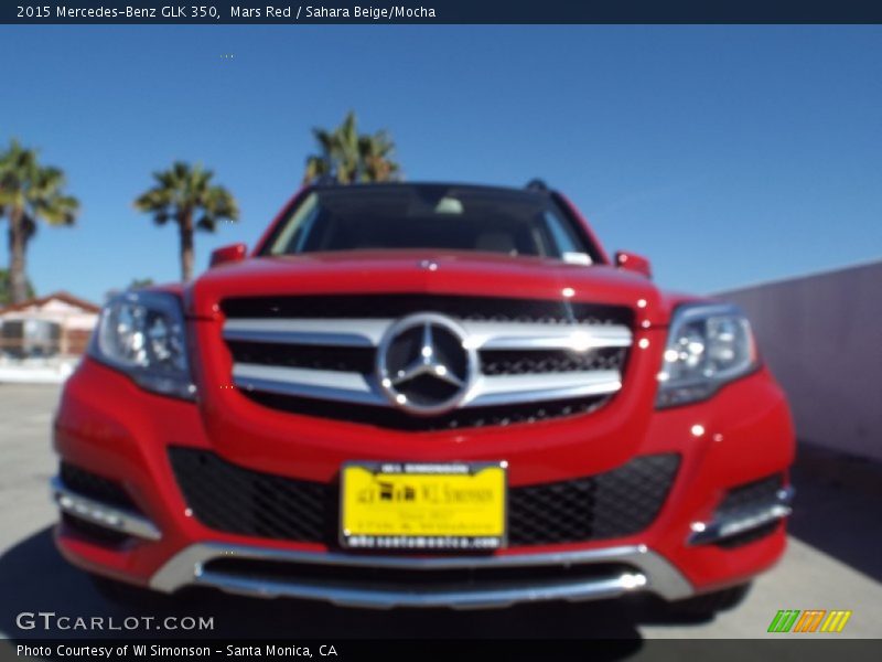 Mars Red / Sahara Beige/Mocha 2015 Mercedes-Benz GLK 350