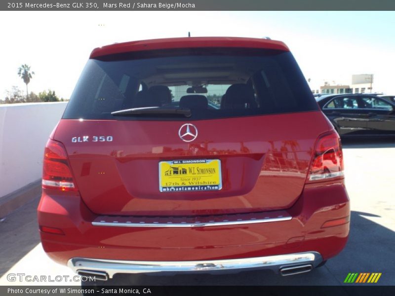 Mars Red / Sahara Beige/Mocha 2015 Mercedes-Benz GLK 350