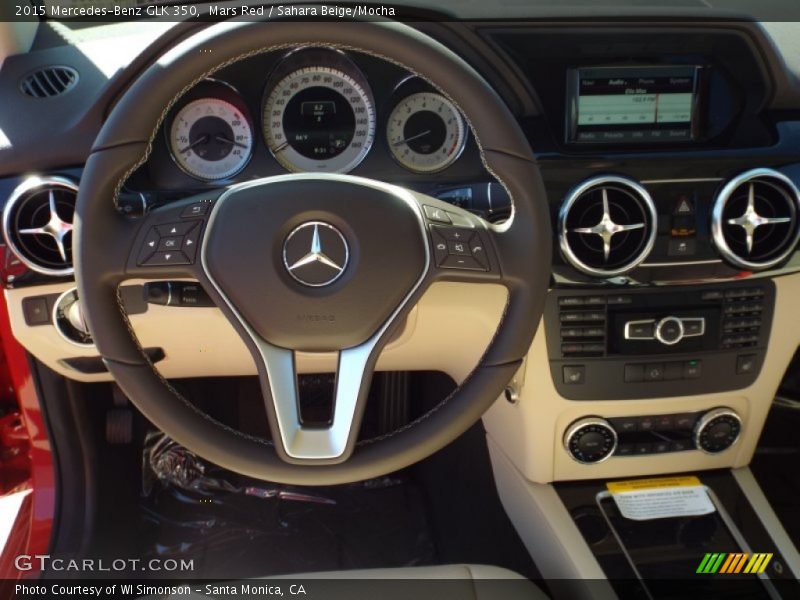Mars Red / Sahara Beige/Mocha 2015 Mercedes-Benz GLK 350