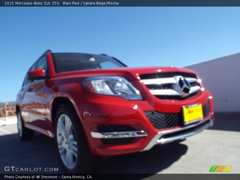 Mars Red / Sahara Beige/Mocha 2015 Mercedes-Benz GLK 350