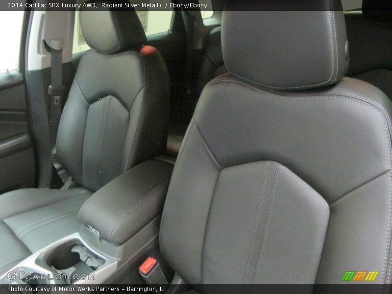 Radiant Silver Metallic / Ebony/Ebony 2014 Cadillac SRX Luxury AWD