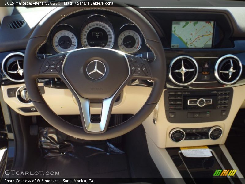 Black / Sahara Beige/Mocha 2015 Mercedes-Benz GLK 350