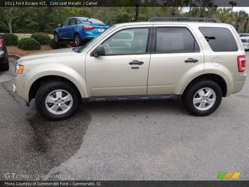 Gold Leaf Metallic / Camel 2011 Ford Escape XLT