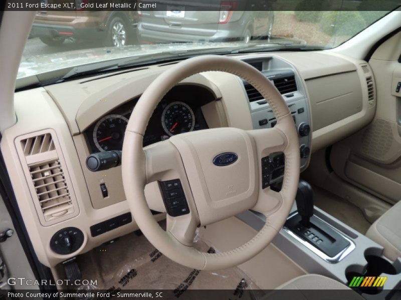 Gold Leaf Metallic / Camel 2011 Ford Escape XLT