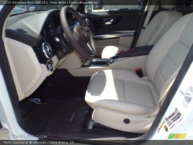 Polar White / Sahara Beige/Mocha 2015 Mercedes-Benz GLK 350