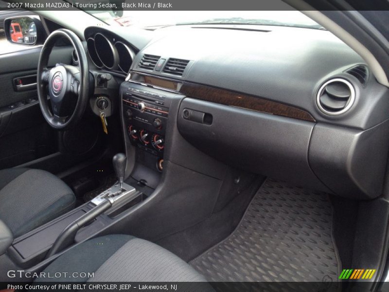 Black Mica / Black 2007 Mazda MAZDA3 i Touring Sedan
