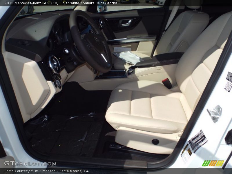 Polar White / Sahara Beige/Mocha 2015 Mercedes-Benz GLK 350