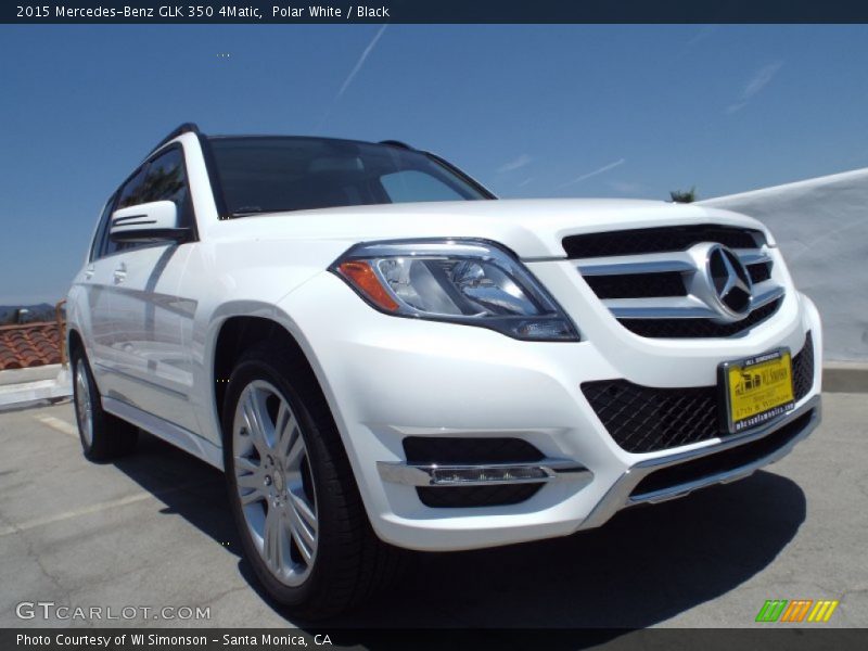 Polar White / Black 2015 Mercedes-Benz GLK 350 4Matic