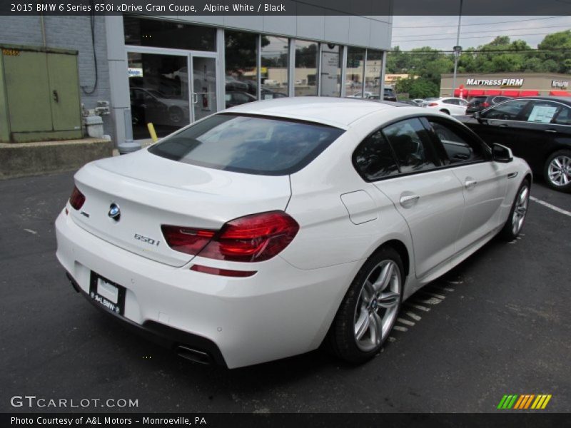 Alpine White / Black 2015 BMW 6 Series 650i xDrive Gran Coupe