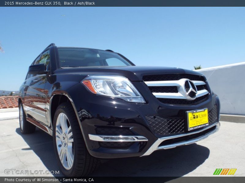 Black / Ash/Black 2015 Mercedes-Benz GLK 350