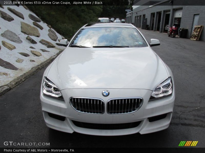 Alpine White / Black 2015 BMW 6 Series 650i xDrive Gran Coupe