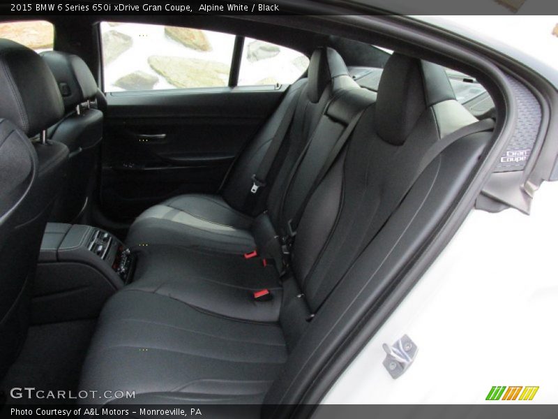 Rear Seat of 2015 6 Series 650i xDrive Gran Coupe
