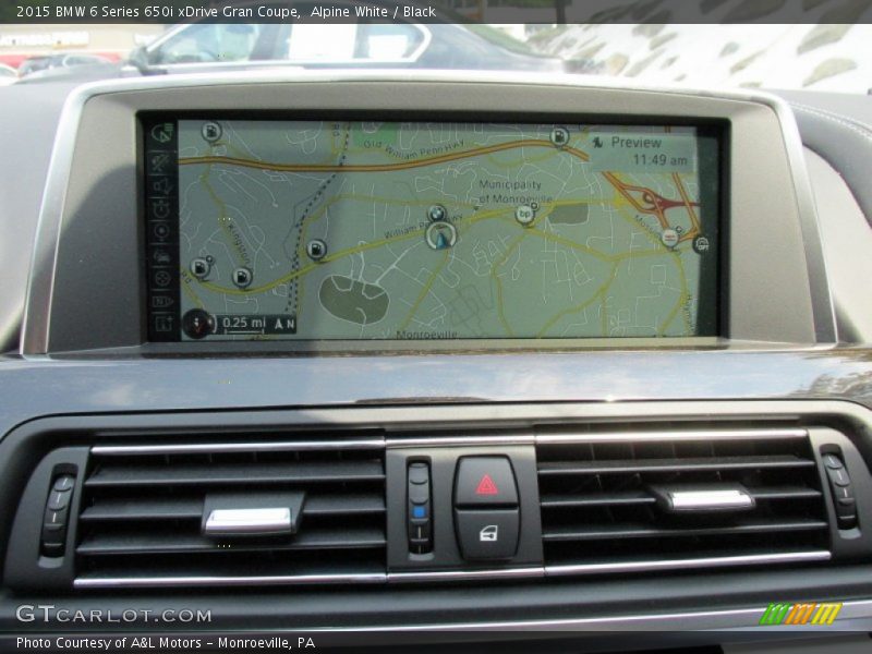 Navigation of 2015 6 Series 650i xDrive Gran Coupe