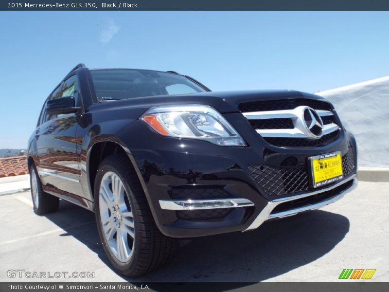 Black / Black 2015 Mercedes-Benz GLK 350