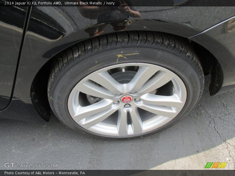 Ultimate Black Metallic / Ivory 2014 Jaguar XJ XJL Portfolio AWD