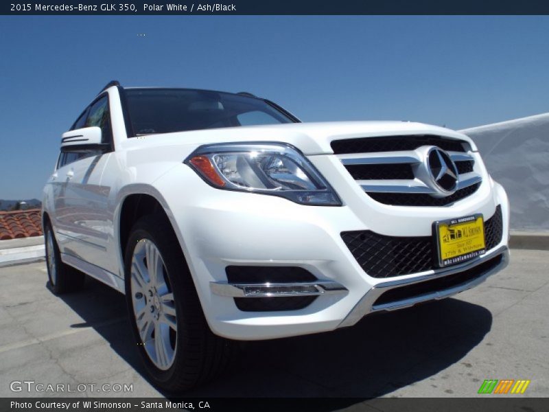 Polar White / Ash/Black 2015 Mercedes-Benz GLK 350