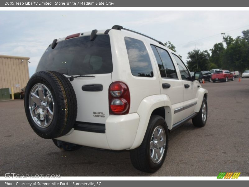 Stone White / Medium Slate Gray 2005 Jeep Liberty Limited