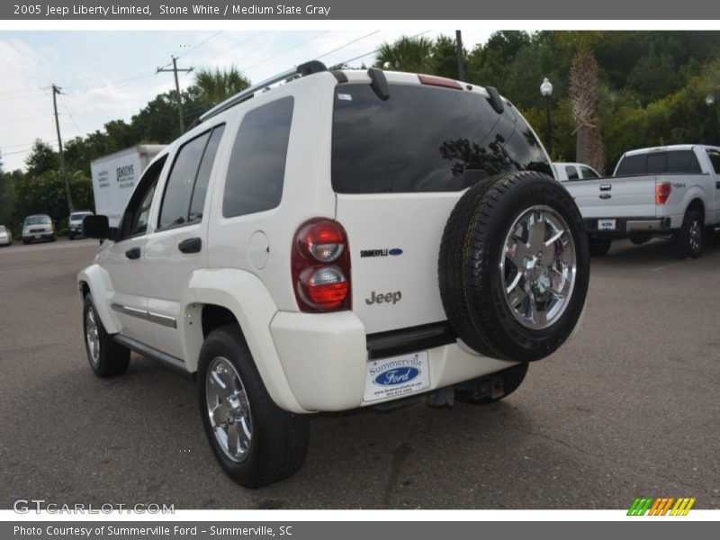 Stone White / Medium Slate Gray 2005 Jeep Liberty Limited