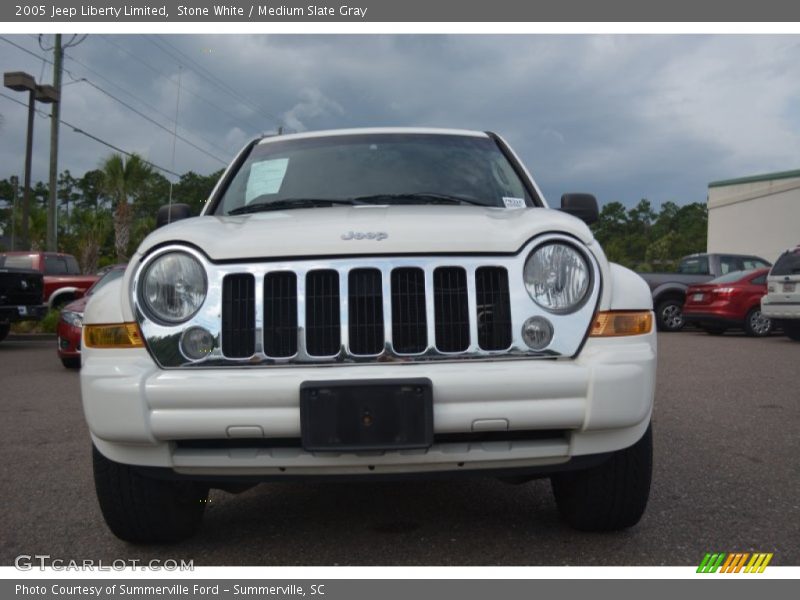 Stone White / Medium Slate Gray 2005 Jeep Liberty Limited
