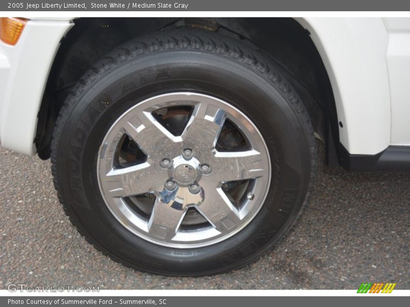 Stone White / Medium Slate Gray 2005 Jeep Liberty Limited