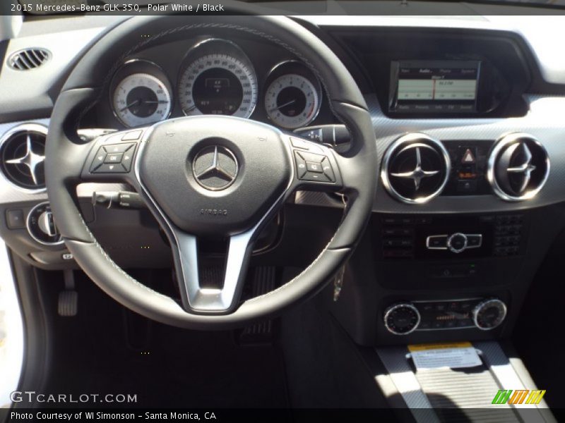 Polar White / Black 2015 Mercedes-Benz GLK 350