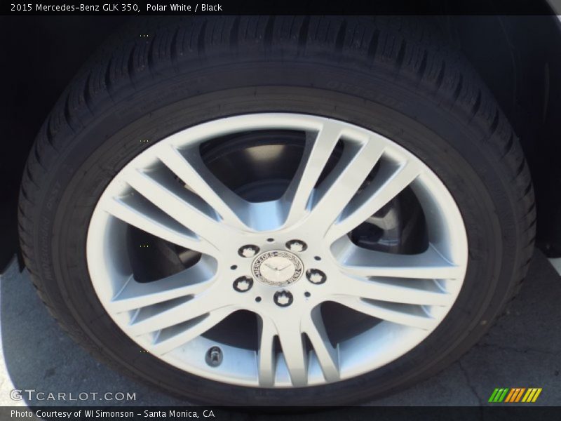 Polar White / Black 2015 Mercedes-Benz GLK 350