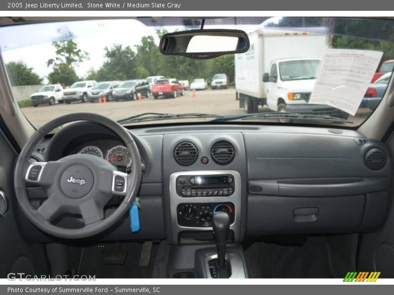 Stone White / Medium Slate Gray 2005 Jeep Liberty Limited