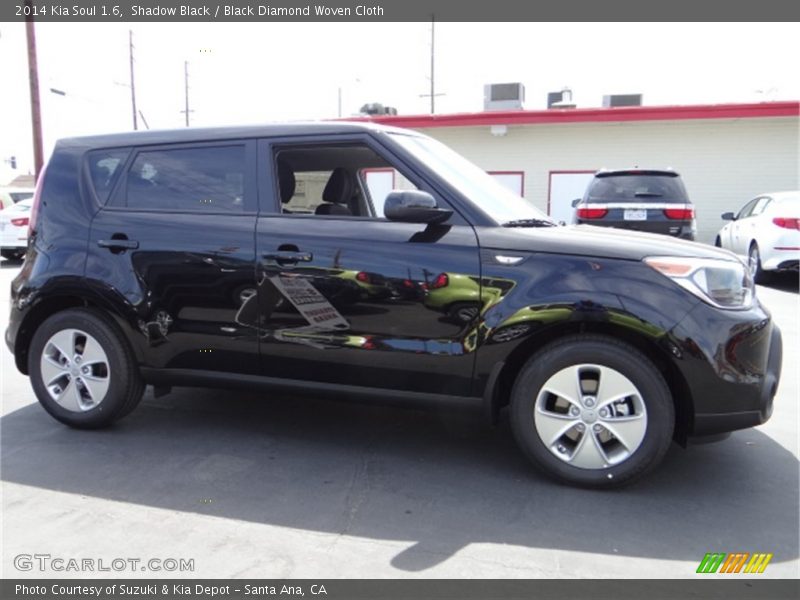 Shadow Black / Black Diamond Woven Cloth 2014 Kia Soul 1.6