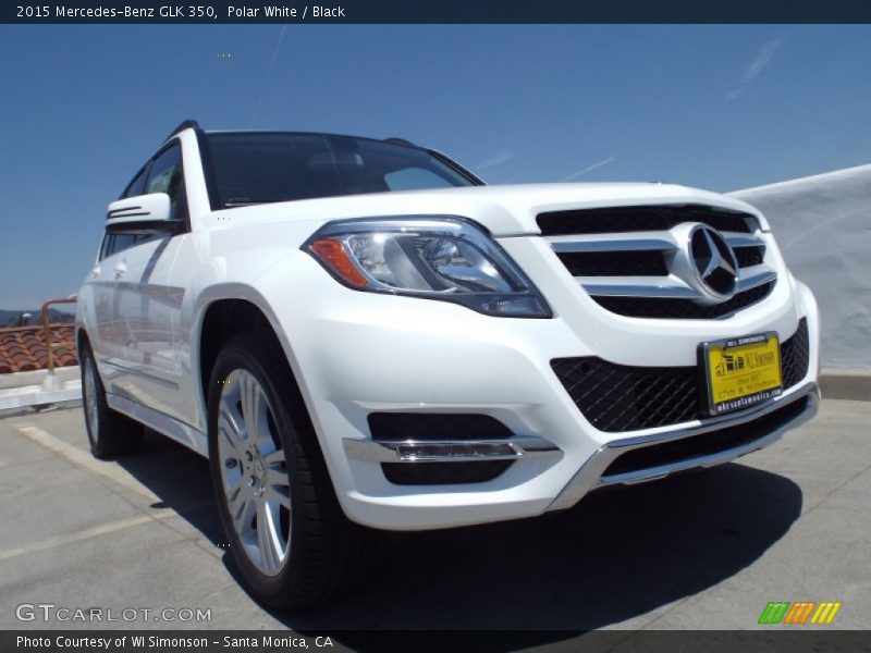 Polar White / Black 2015 Mercedes-Benz GLK 350