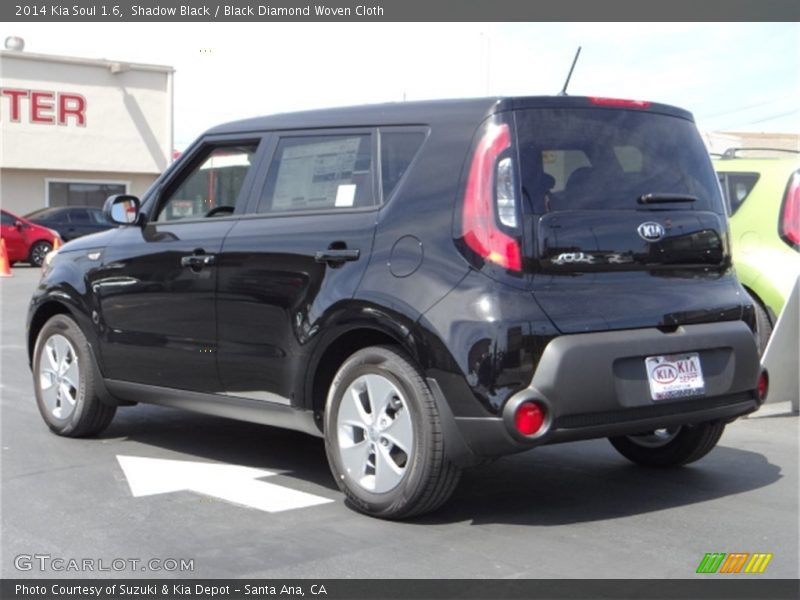 Shadow Black / Black Diamond Woven Cloth 2014 Kia Soul 1.6