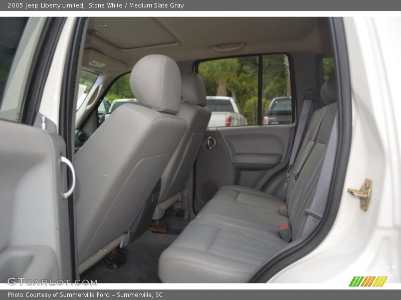 Stone White / Medium Slate Gray 2005 Jeep Liberty Limited