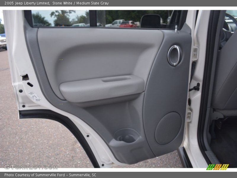 Stone White / Medium Slate Gray 2005 Jeep Liberty Limited