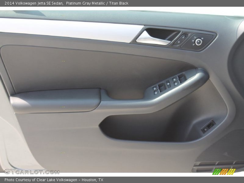 Platinum Gray Metallic / Titan Black 2014 Volkswagen Jetta SE Sedan