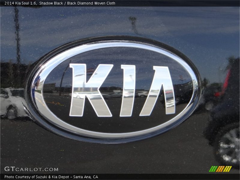 Shadow Black / Black Diamond Woven Cloth 2014 Kia Soul 1.6