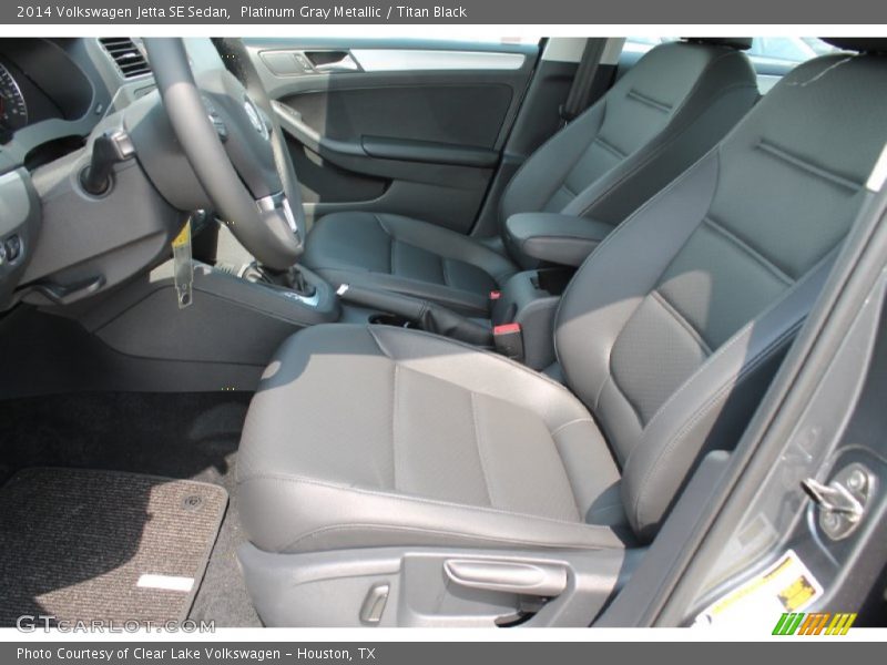 Platinum Gray Metallic / Titan Black 2014 Volkswagen Jetta SE Sedan