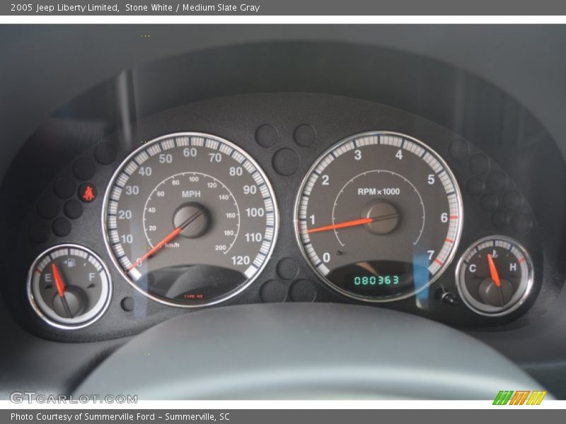 Stone White / Medium Slate Gray 2005 Jeep Liberty Limited