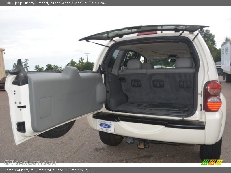 Stone White / Medium Slate Gray 2005 Jeep Liberty Limited