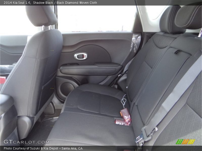 Shadow Black / Black Diamond Woven Cloth 2014 Kia Soul 1.6