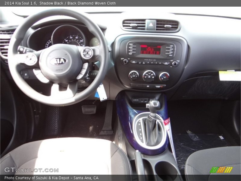 Shadow Black / Black Diamond Woven Cloth 2014 Kia Soul 1.6