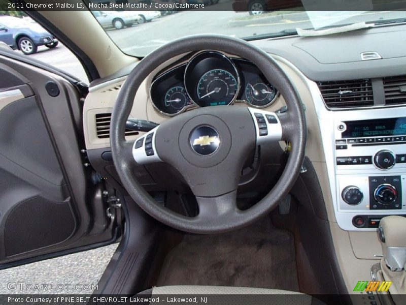 Mocha Steel Metallic / Cocoa/Cashmere 2011 Chevrolet Malibu LS