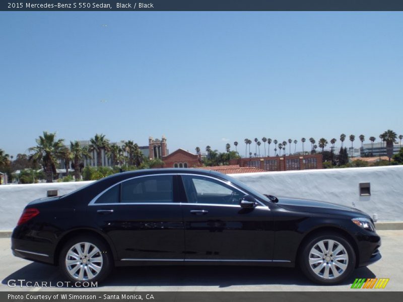 Black / Black 2015 Mercedes-Benz S 550 Sedan