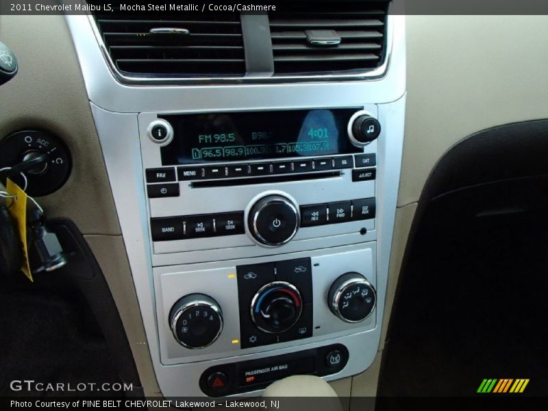 Mocha Steel Metallic / Cocoa/Cashmere 2011 Chevrolet Malibu LS
