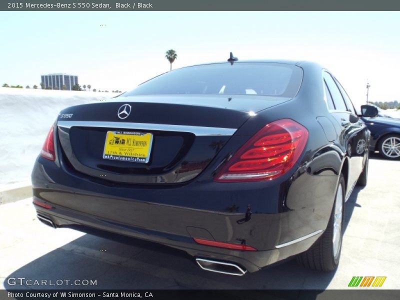 Black / Black 2015 Mercedes-Benz S 550 Sedan