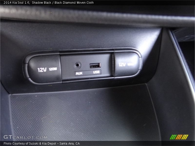 Shadow Black / Black Diamond Woven Cloth 2014 Kia Soul 1.6