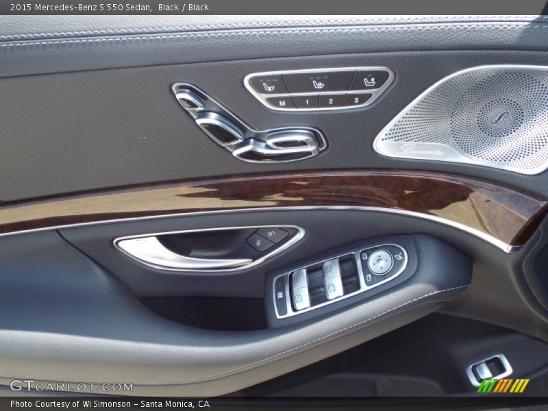 Black / Black 2015 Mercedes-Benz S 550 Sedan