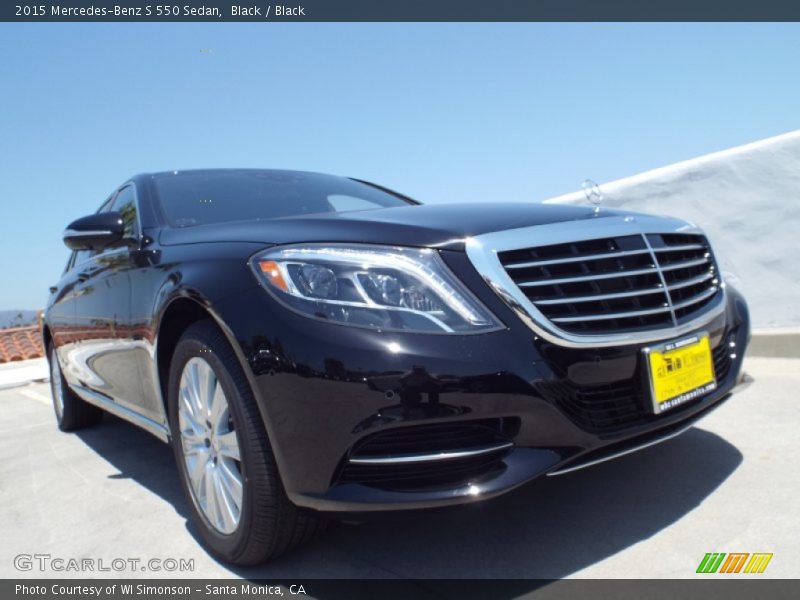 Black / Black 2015 Mercedes-Benz S 550 Sedan